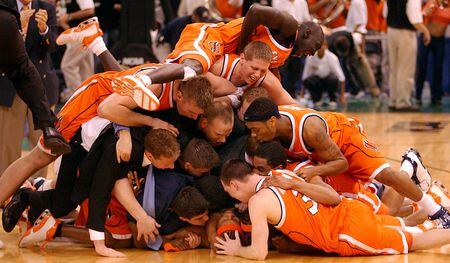 Syracuse vs. Kansas in 2003 title game