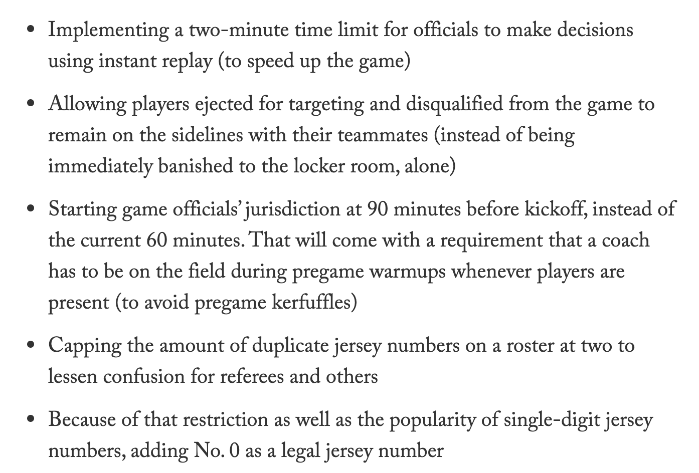 ncaa jersey number rules