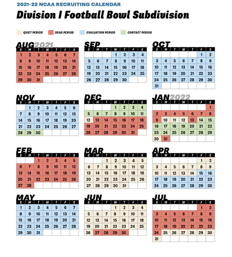 Ncaa Recruiting Calendar 2022 2023 Class Of 2022 - 2021-22 Ncaa Recruiting Calendar | Syracusefan.com