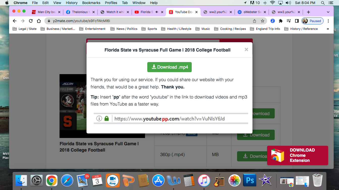 If you get pop-ups, keep coming back to this and click download until the actual download scre...png