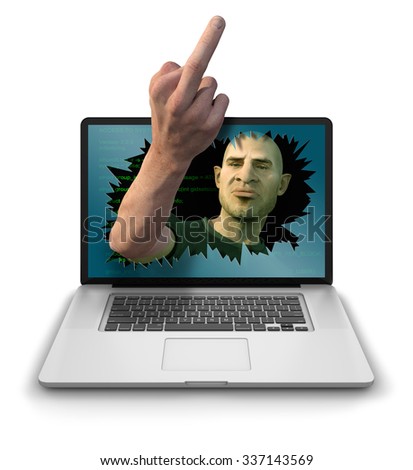 stock-photo-internet-troll-hacker-or-cyber-criminal-smashing-through-laptop-screen-and-mockingly-abusing-user-337143569.jpg