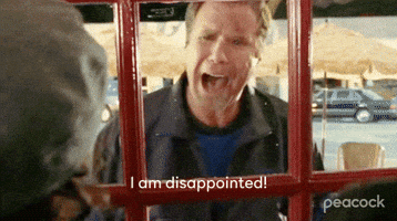Disappointed Will Ferrell GIF by PeacockTV