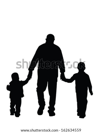 vector-silhouette-dad-his-boys-450w-162634559.jpg