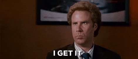 I Understand Will Ferrell GIF by reactionseditor