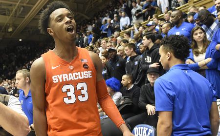 The Orange takes on the Duke Blue Devils at Cameron Indoor Stadium 