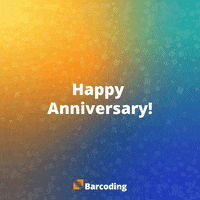 Celebrate Happy Anniversary GIF by Barcoding