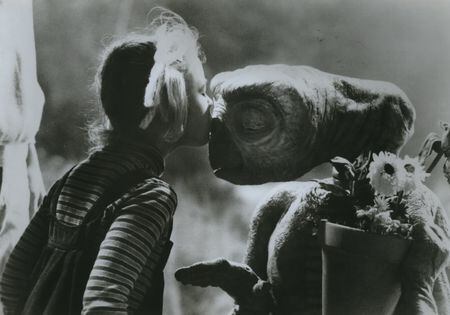 1982 Press Photo Drew Barrymore in Steven Spielberg's E.T. Movie