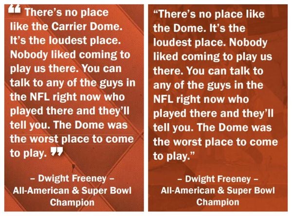 Syracuse has eliminated the word Carrier from its 2019 football media guide, including in this quote from former star Dwight Freeney.