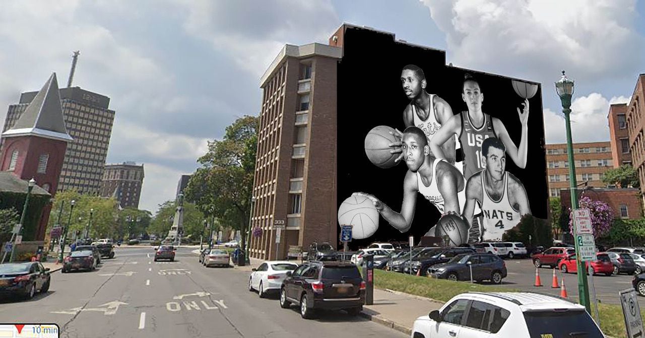 Syracuse Basketball Mural