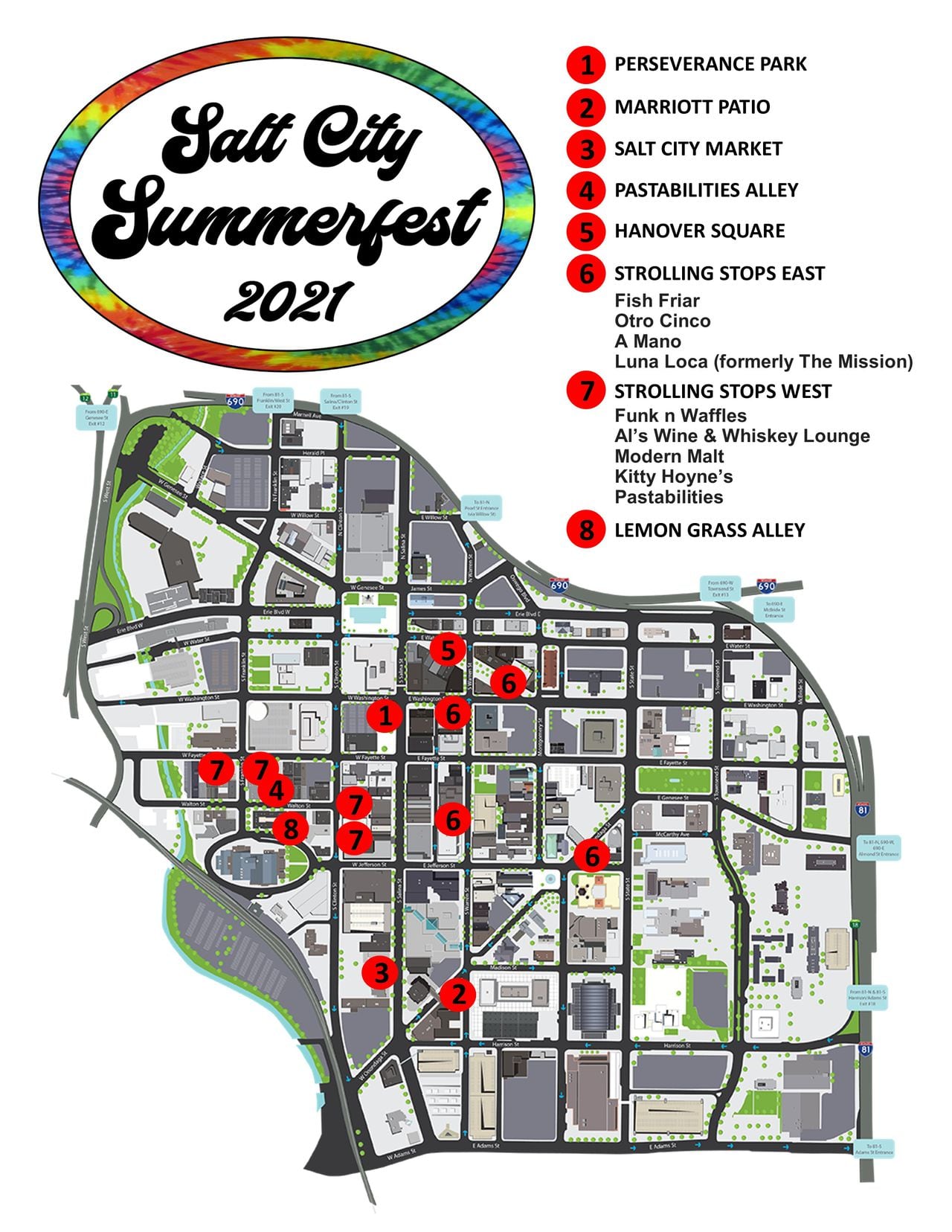 Summerfest map